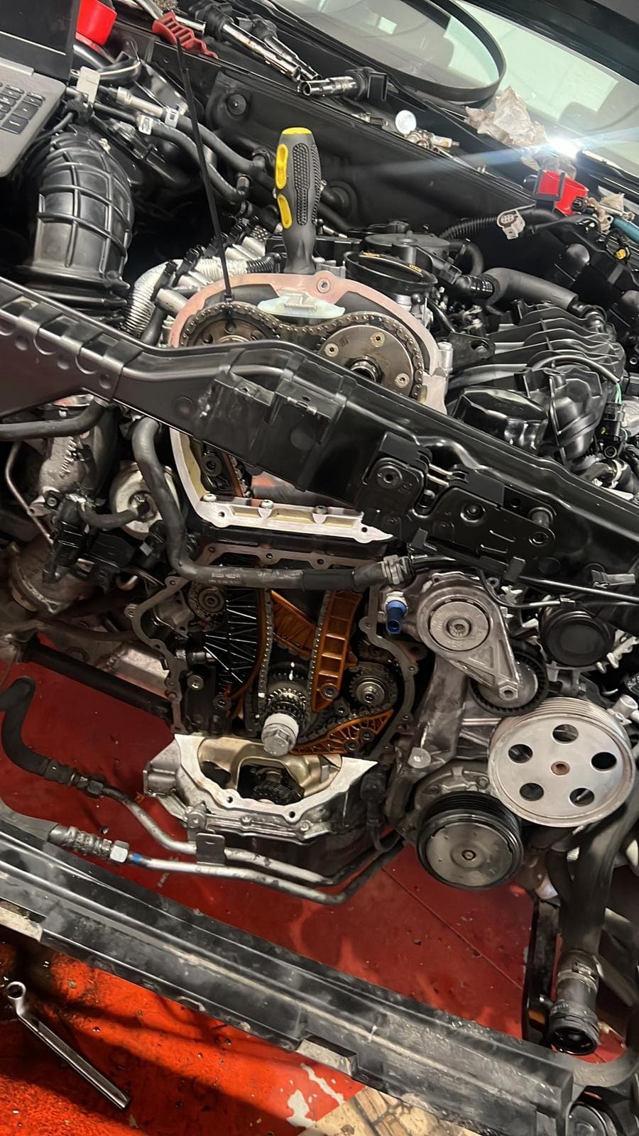 Mecánica general — Motor abierto